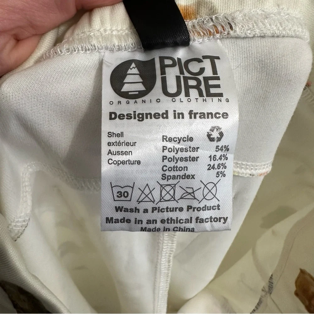 Picture Organic Clothing Outdoor Print Leggings Size M/L‎